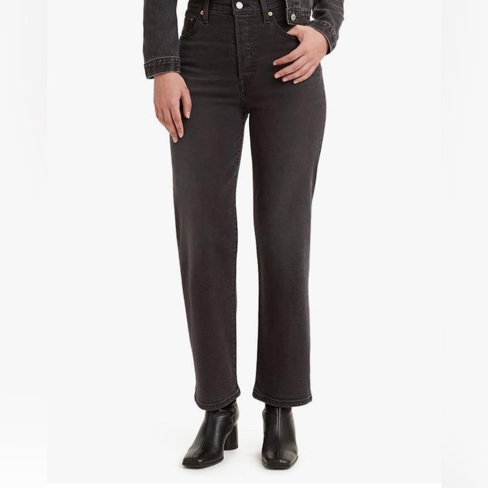Levi's Women's Ribcage Ankle Jeans - Black